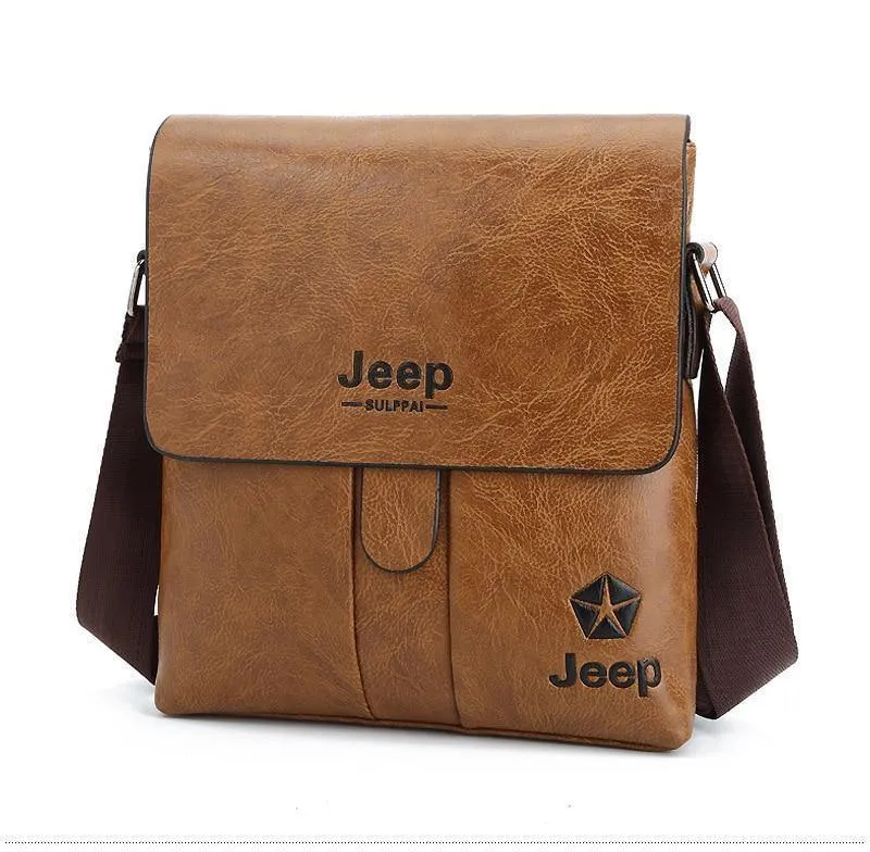PU-Leder Herren Umhängetasche mit festem Bezug Herren Leder Messenger Bag Herren Umhängetasche für modische Herrentaschen