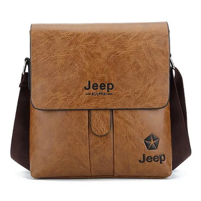PU-Leder Herren Umhängetasche mit festem Bezug Herren Leder Messenger Bag Herren Umhängetasche für modische Herrentaschen