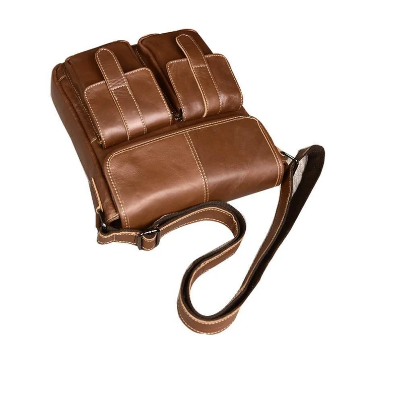 Leder Herren Taschen Mode Männliche Umhängetasche Herren Kleine Aktentasche Mann Lässig Umhängetaschen Schulter Handtasche