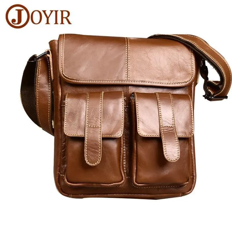 Leder Herren Taschen Mode Männliche Umhängetasche Herren Kleine Aktentasche Mann Lässig Umhängetaschen Schulter Handtasche