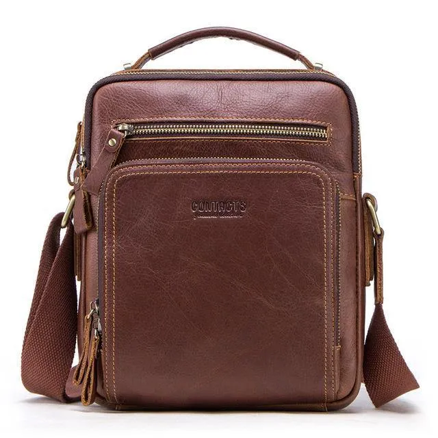 Leder männer schulter tasche umhängetaschen für männer hohe qualität bolsas mode umhängetasche für 9.7 "Ipad