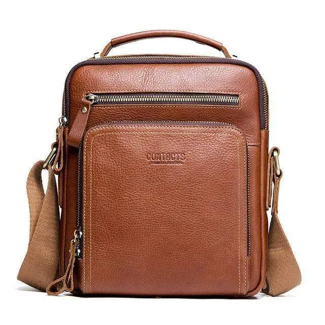 Leder männer schulter tasche umhängetaschen für männer hohe qualität bolsas mode umhängetasche für 9.7 "Ipad