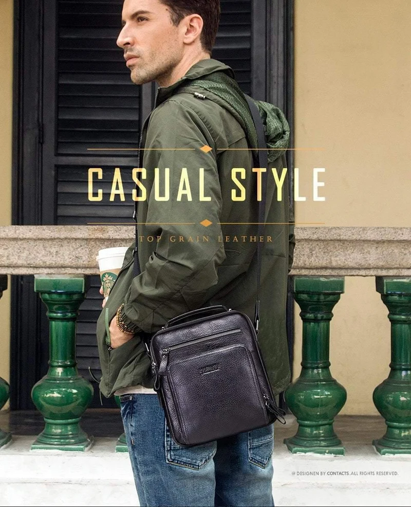 Leder männer schulter tasche umhängetaschen für männer hohe qualität bolsas mode umhängetasche für 9.7 "Ipad