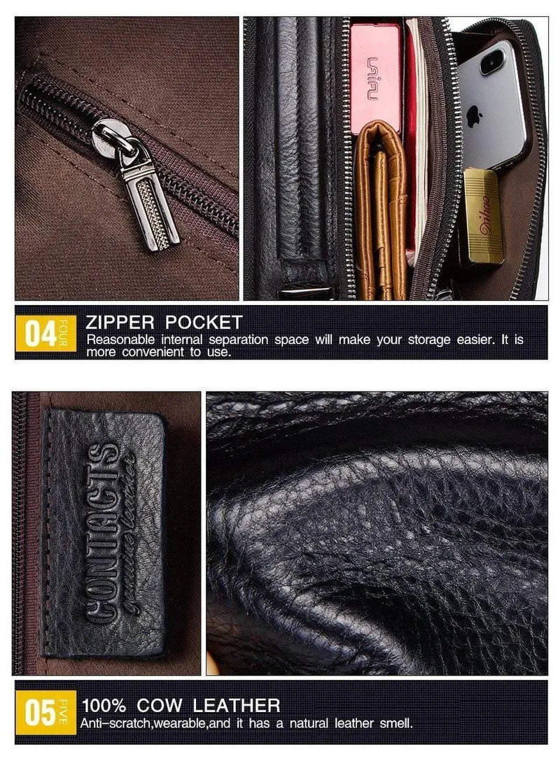 Leder männer schulter tasche umhängetaschen für männer hohe qualität bolsas mode umhängetasche für 9.7 "Ipad