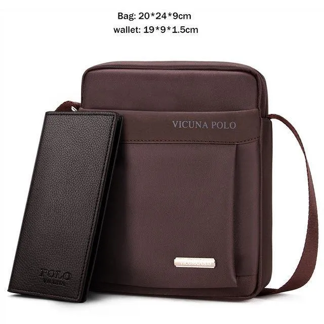 Oxford Herren Umhängetasche Förderung Casual Herren Schulter Taschen Schwarz/Braun Freizeit Marke Mann Tasche Für iPad