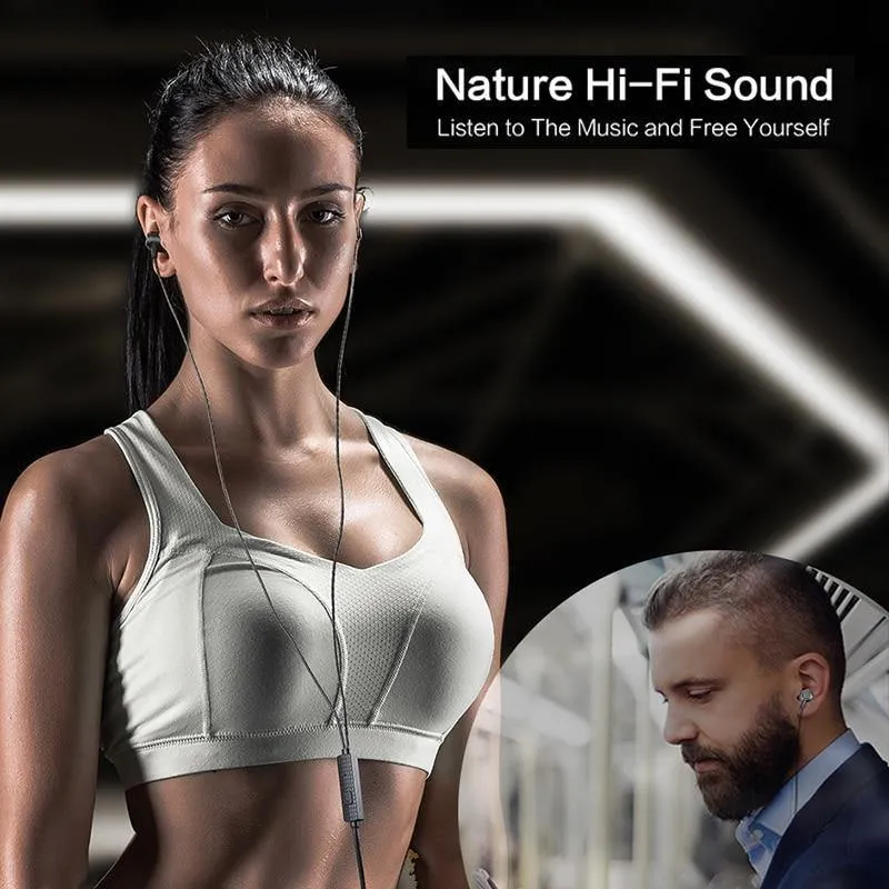 FLOVEME 3.5mm Bass Kopfhörer Für Xiaomi Samsung In-Ohr Sport Kopfhörer Mit Mic Für iPhone Headset Fone De Ouvido auriculares MP3