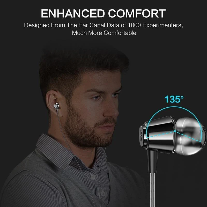 FLOVEME 3.5mm Bass Kopfhörer Für Xiaomi Samsung In-Ohr Sport Kopfhörer Mit Mic Für iPhone Headset Fone De Ouvido auriculares MP3
