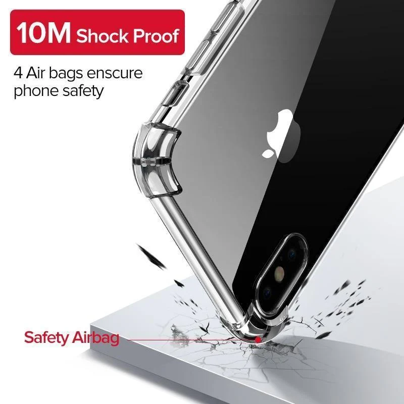 Ugreen Hülle für iPhone 7 8 Plus Hülle stoßfeste Rückseite für iPhone X Xs Max Handyhülle HD Clear Schutzhülle für iPhone 7 Hülle