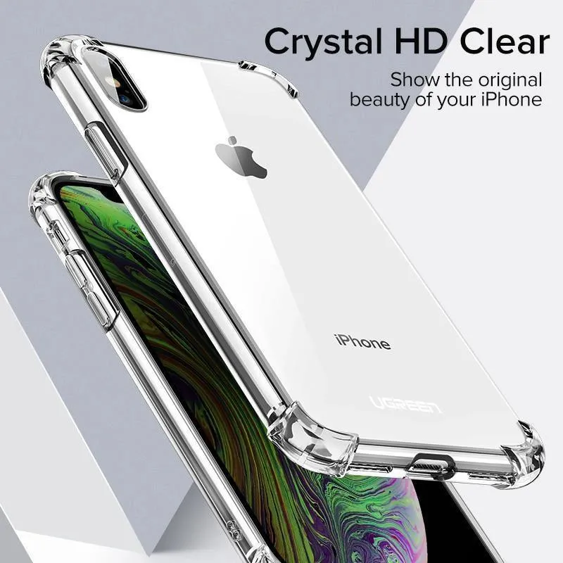 Ugreen Hülle für iPhone 7 8 Plus Hülle stoßfeste Rückseite für iPhone X Xs Max Handyhülle HD Clear Schutzhülle für iPhone 7 Hülle