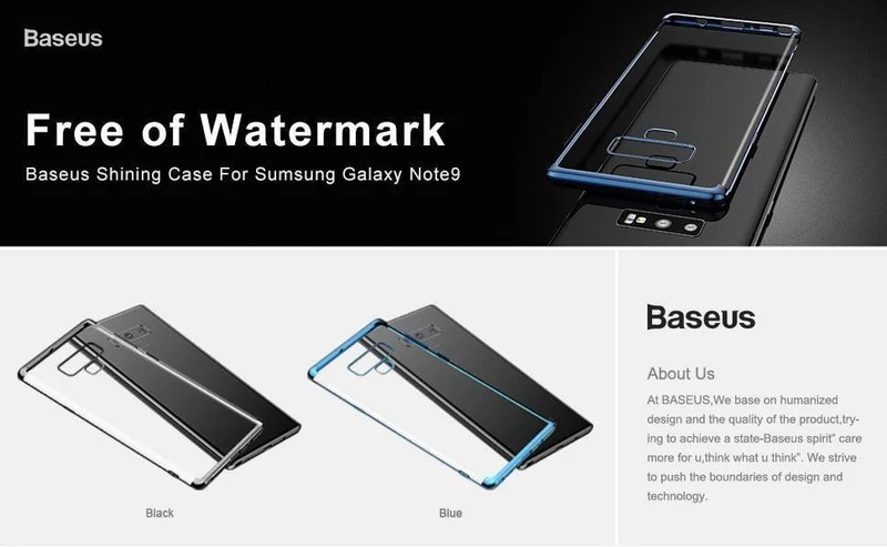 Baseus luxury weichen silikon case für samsung note xnumx ultra thin transparent klar case für samsung galaxy note xnumx telefon abdeckung