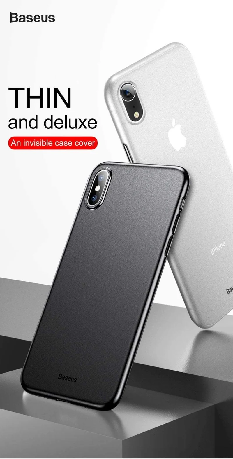 Baseus Super Super Thin Wing Hülle Für iPhone Xs Xs Max XR 2018 Hüllen Hard PP Back Phone Zubehör Für iPhone Xs Xs Max Cover