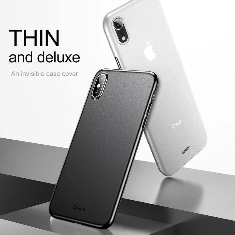 Baseus Super Super Thin Wing Hülle Für iPhone Xs Xs Max XR 2018 Hüllen Hard PP Back Phone Zubehör Für iPhone Xs Xs Max Cover