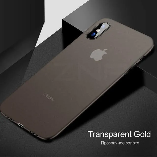 ZNP Ultra Thin Matte Phone Case For iPhone 6 6s 7 8 Plus 0.26mm Slim Full Cover Cases For iPhone X 8 7 Plus 6 6s Case Shell P30