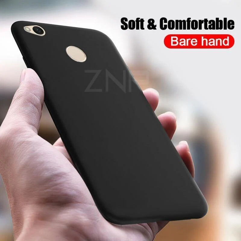 ZNP Ultra Thin Silicone Phone Case For Xiaomi Redmi Note 5 5A Redmi 5 Plus S2 Matte Cover Case For Redmi 4X 5A 6A 6 Pro S2 Case