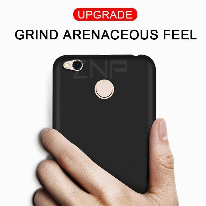 ZNP Ultra Thin Silicone Phone Case For Xiaomi Redmi Note 5 5A Redmi 5 Plus S2 Matte Cover Case For Redmi 4X 5A 6A 6 Pro S2 Case