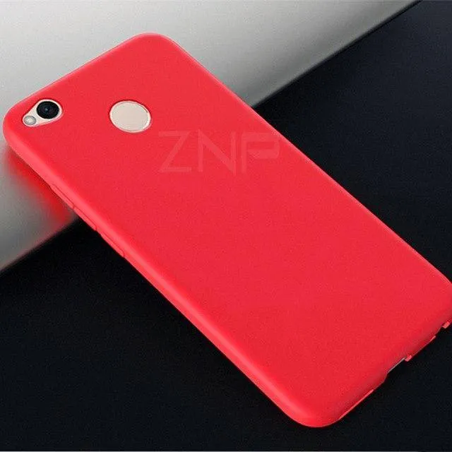 ZNP Ultra Thin Silicone Phone Case For Xiaomi Redmi Note 5 5A Redmi 5 Plus S2 Matte Cover Case For Redmi 4X 5A 6A 6 Pro S2 Case