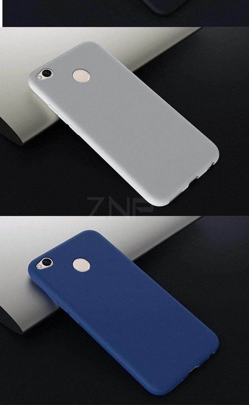 ZNP Ultra Thin Silicone Phone Case For Xiaomi Redmi Note 5 5A Redmi 5 Plus S2 Matte Cover Case For Redmi 4X 5A 6A 6 Pro S2 Case