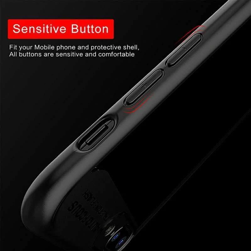 Back Case For iPhone X Case for iPhone 8 8P 7 7P 6 6S 6P 6S Plus USAMS Full Protective Phone Back Cover for iPhone Coque Fundas