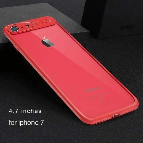 Back Case For iPhone X Case for iPhone 8 8P 7 7P 6 6S 6P 6S Plus USAMS Full Protective Phone Back Cover for iPhone Coque Fundas