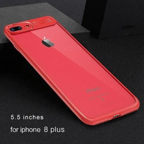 Back Case For iPhone X Case for iPhone 8 8P 7 7P 6 6S 6P 6S Plus USAMS Full Protective Phone Back Cover for iPhone Coque Fundas