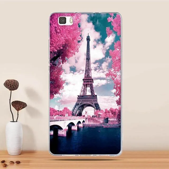 Case For Coque Huawei P8 Lite Case Cover Silicone For Capas Huawei P8 Lite 2016 ALE-L21 Case Funda For Huawei P8 Lite 2015 Cover