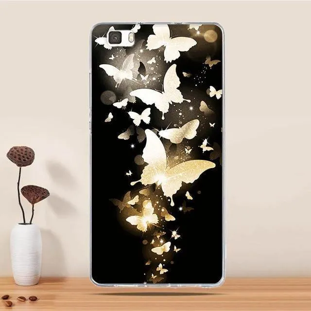 Case For Coque Huawei P8 Lite Case Cover Silicone For Capas Huawei P8 Lite 2016 ALE-L21 Case Funda For Huawei P8 Lite 2015 Cover