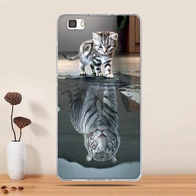 Case For Coque Huawei P8 Lite Case Cover Silicone For Capas Huawei P8 Lite 2016 ALE-L21 Case Funda For Huawei P8 Lite 2015 Cover