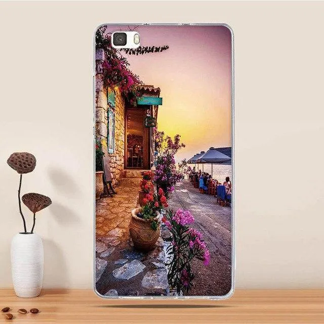 Case For Coque Huawei P8 Lite Case Cover Silicone For Capas Huawei P8 Lite 2016 ALE-L21 Case Funda For Huawei P8 Lite 2015 Cover