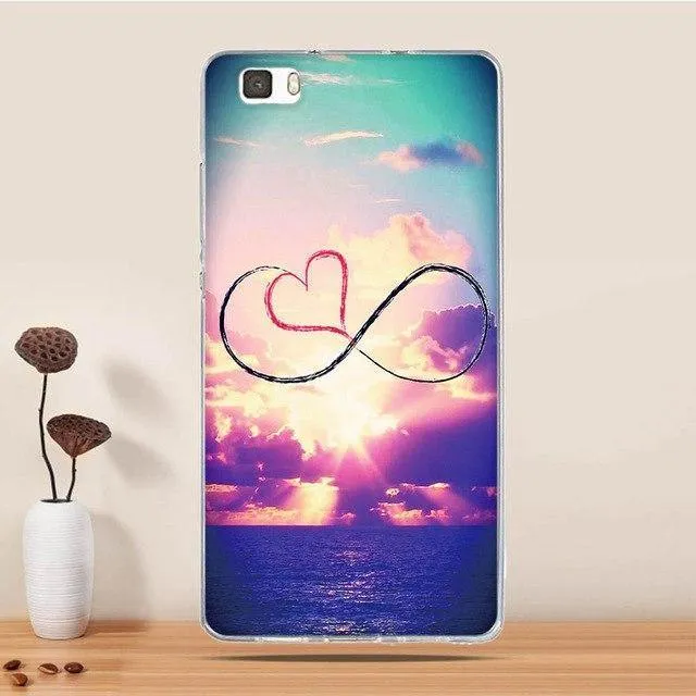 Case For Coque Huawei P8 Lite Case Cover Silicone For Capas Huawei P8 Lite 2016 ALE-L21 Case Funda For Huawei P8 Lite 2015 Cover