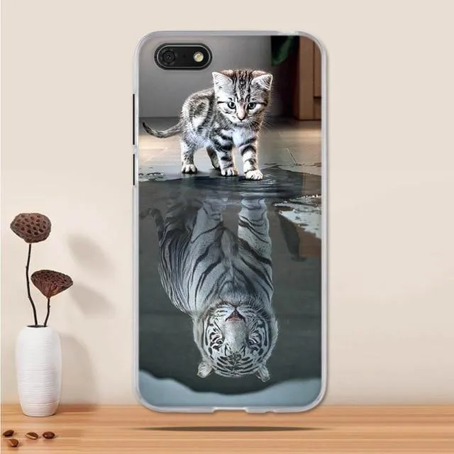 For Huawei Y5 2018 Case Cover Silicone TPU 3D Printing Funda for Huawei Y5 Prime 2018 / Honor Play 7 / Honor 7s Case Cover Coque
