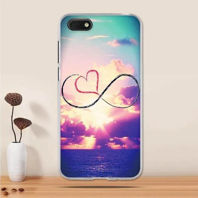 For Huawei Y5 2018 Case Cover Silicone TPU 3D Printing Funda for Huawei Y5 Prime 2018 / Honor Play 7 / Honor 7s Case Cover Coque