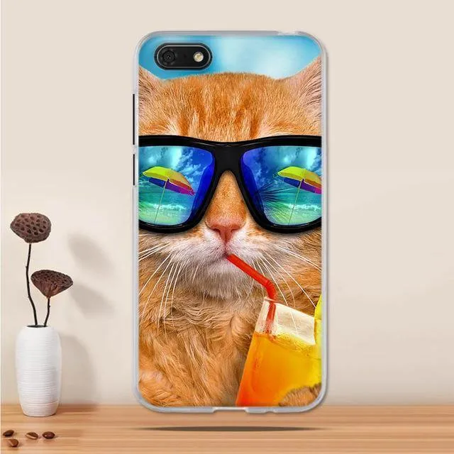 For Huawei Y5 2018 Case Cover Silicone TPU 3D Printing Funda for Huawei Y5 Prime 2018 / Honor Play 7 / Honor 7s Case Cover Coque