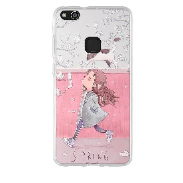 Case For Huawei P10 Lite Case Cover 3D Pattern Silicone for huawei P10 lite Case Soft TPU cover For huawei P10lite 5.2"Phone bag