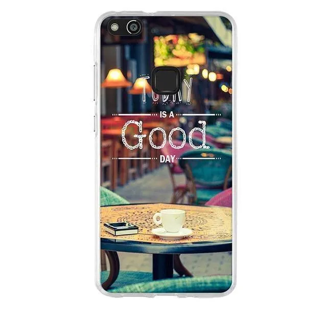 Case For Huawei P10 Lite Case Cover 3D Pattern Silicone for huawei P10 lite Case Soft TPU cover For huawei P10lite 5.2"Phone bag