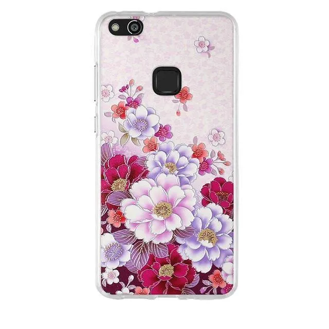 Case For Huawei P10 Lite Case Cover 3D Pattern Silicone for huawei P10 lite Case Soft TPU cover For huawei P10lite 5.2"Phone bag