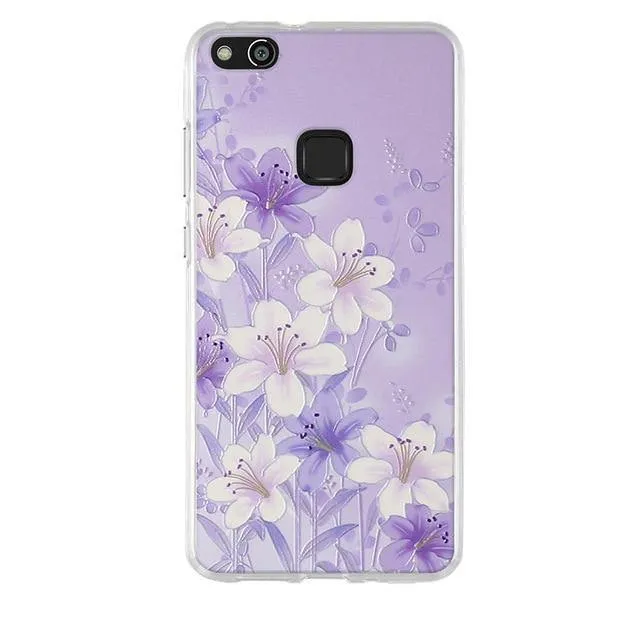 Case For Huawei P10 Lite Case Cover 3D Pattern Silicone for huawei P10 lite Case Soft TPU cover For huawei P10lite 5.2"Phone bag