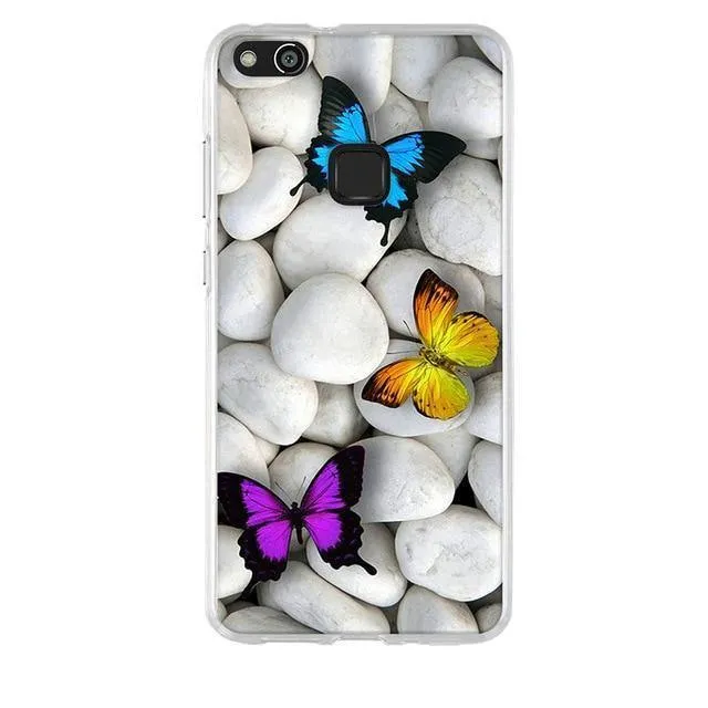 Case For Huawei P10 Lite Case Cover 3D Pattern Silicone for huawei P10 lite Case Soft TPU cover For huawei P10lite 5.2"Phone bag
