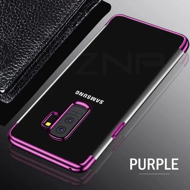 ZNP Luxuriöse, weiche TPU-Silikon-Telefonhüllen für Samsung Galaxy S9 S8 Plus Note 8 Hülle Vollständige Abdeckung für Samsung S9 S8 Hülle Telefonschale