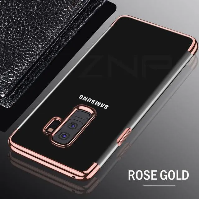 ZNP Luxuriöse, weiche TPU-Silikon-Telefonhüllen für Samsung Galaxy S9 S8 Plus Note 8 Hülle Vollständige Abdeckung für Samsung S9 S8 Hülle Telefonschale