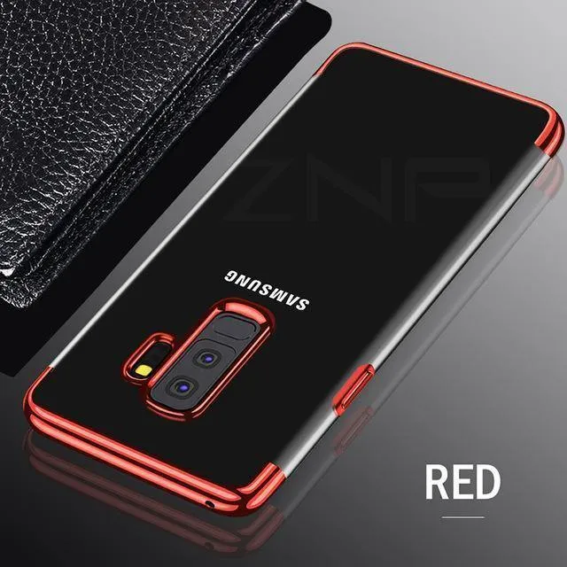 ZNP Luxuriöse, weiche TPU-Silikon-Telefonhüllen für Samsung Galaxy S9 S8 Plus Note 8 Hülle Vollständige Abdeckung für Samsung S9 S8 Hülle Telefonschale