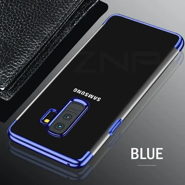 ZNP Luxuriöse, weiche TPU-Silikon-Telefonhüllen für Samsung Galaxy S9 S8 Plus Note 8 Hülle Vollständige Abdeckung für Samsung S9 S8 Hülle Telefonschale