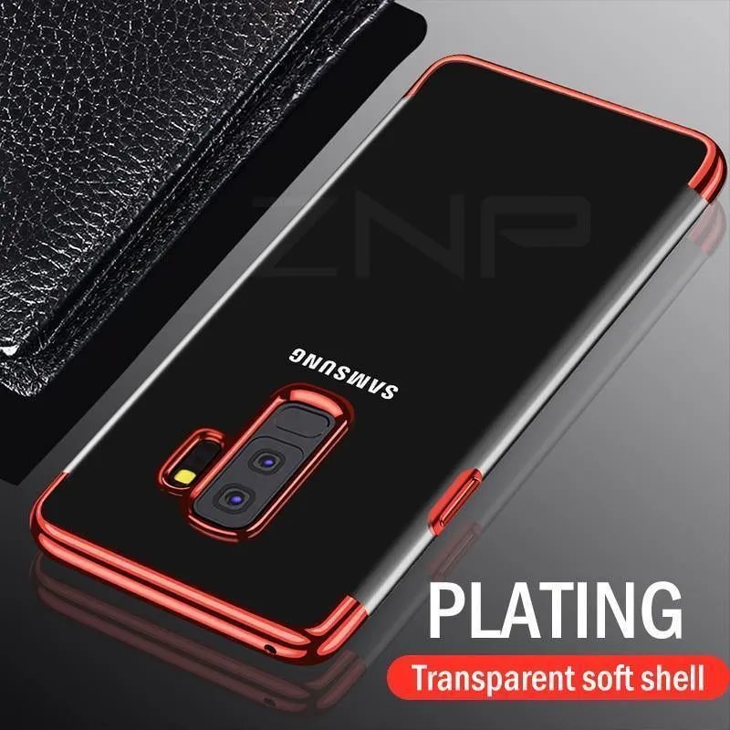 ZNP Luxuriöse, weiche TPU-Silikon-Telefonhüllen für Samsung Galaxy S9 S8 Plus Note 8 Hülle Vollständige Abdeckung für Samsung S9 S8 Hülle Telefonschale