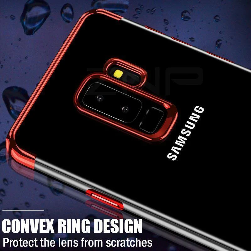 ZNP Luxuriöse, weiche TPU-Silikon-Telefonhüllen für Samsung Galaxy S9 S8 Plus Note 8 Hülle Vollständige Abdeckung für Samsung S9 S8 Hülle Telefonschale