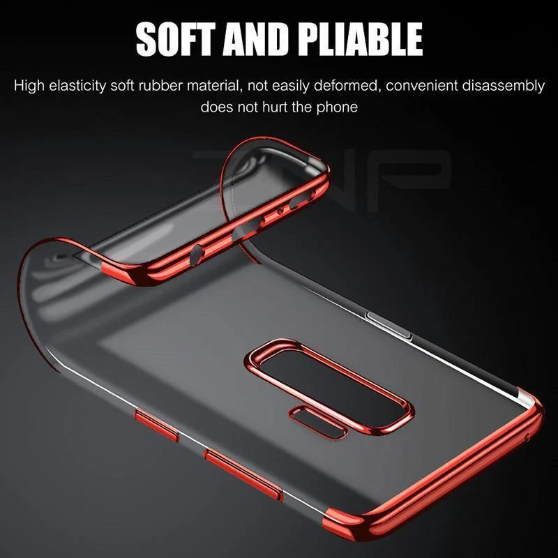 ZNP Luxuriöse, weiche TPU-Silikon-Telefonhüllen für Samsung Galaxy S9 S8 Plus Note 8 Hülle Vollständige Abdeckung für Samsung S9 S8 Hülle Telefonschale
