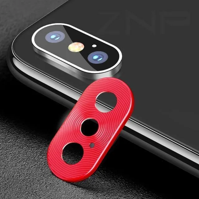 ZNP Volle Abdeckung Telefon Kamera Schutz Film Für iPhone X XS Max XR Telefon Kamera Displayschutzfolie Fall Für iPhone 7 8 Plus