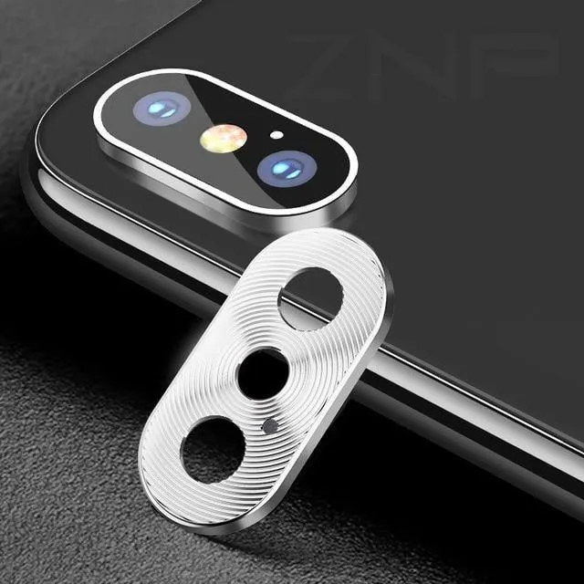 ZNP Volle Abdeckung Telefon Kamera Schutz Film Für iPhone X XS Max XR Telefon Kamera Displayschutzfolie Fall Für iPhone 7 8 Plus
