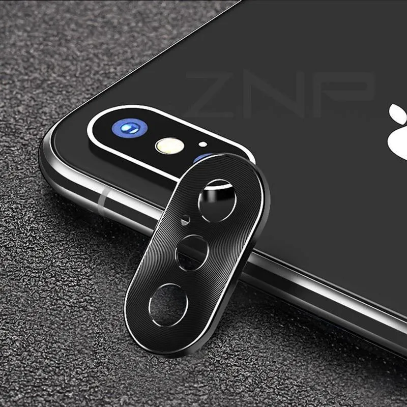 ZNP Volle Abdeckung Telefon Kamera Schutz Film Für iPhone X XS Max XR Telefon Kamera Displayschutzfolie Fall Für iPhone 7 8 Plus