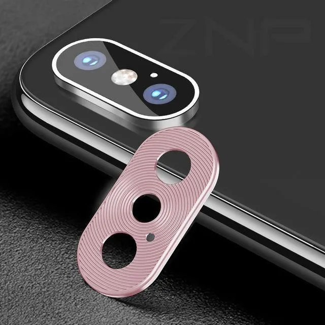 ZNP Volle Abdeckung Telefon Kamera Schutz Film Für iPhone X XS Max XR Telefon Kamera Displayschutzfolie Fall Für iPhone 7 8 Plus