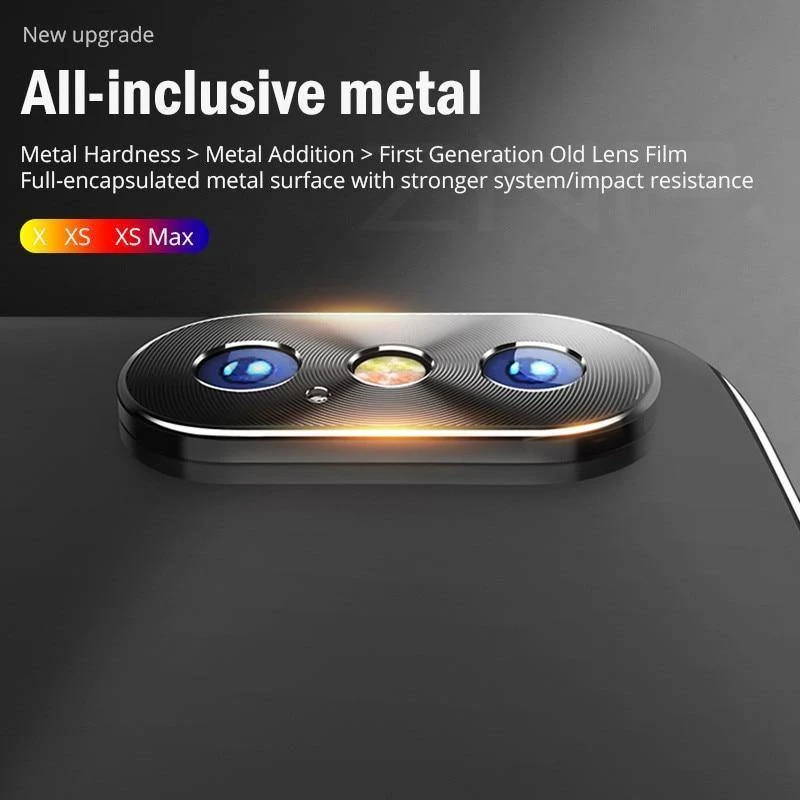 ZNP Volle Abdeckung Telefon Kamera Schutz Film Für iPhone X XS Max XR Telefon Kamera Displayschutzfolie Fall Für iPhone 7 8 Plus