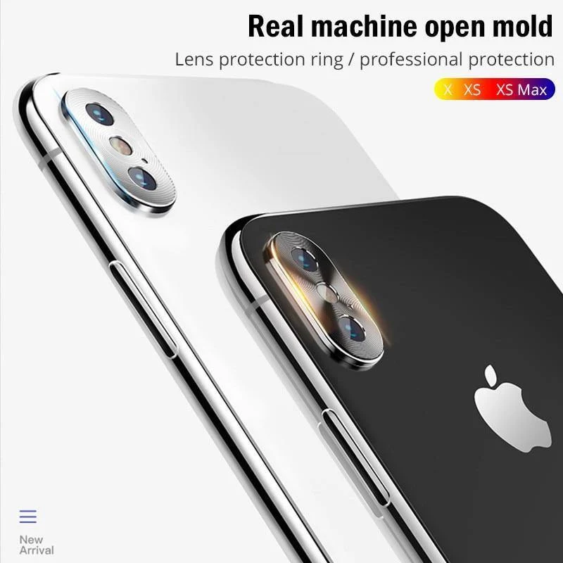 ZNP Volle Abdeckung Telefon Kamera Schutz Film Für iPhone X XS Max XR Telefon Kamera Displayschutzfolie Fall Für iPhone 7 8 Plus